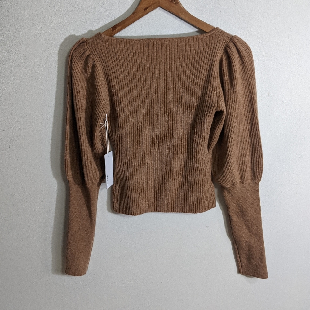 NEW Reformation Piazza Cashmere Sweater XS - Picture 5 of 5